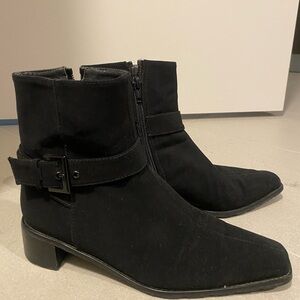 Stuart Weitzman Black Ankle Boots